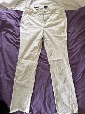 NYDJ White Straight-Leg Women’s Jeans